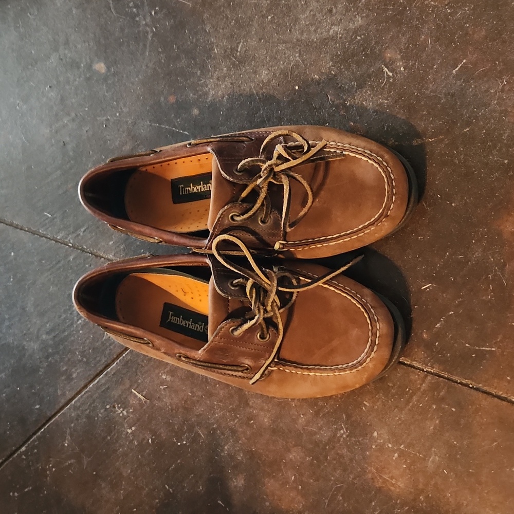 Timberland leather loafers
